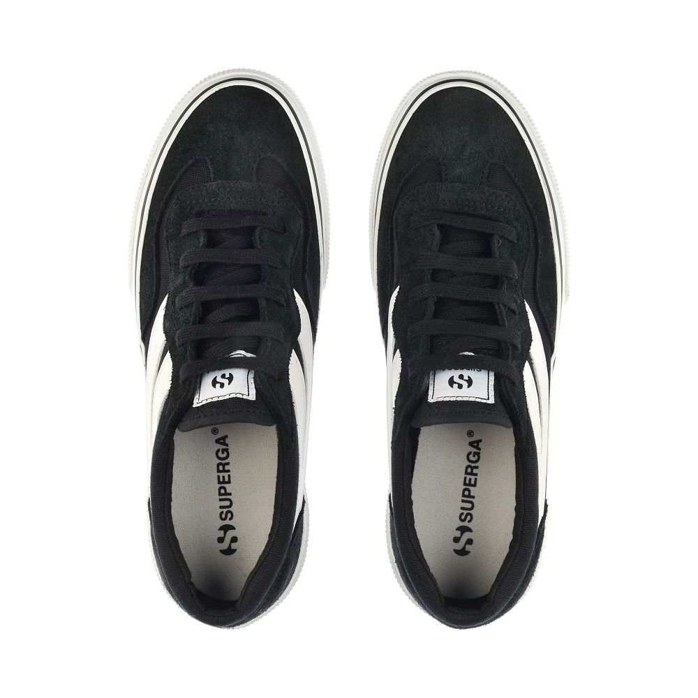 Superga 3041 Revolley Black Sneakers - Women's Sneakers USA | US5909895